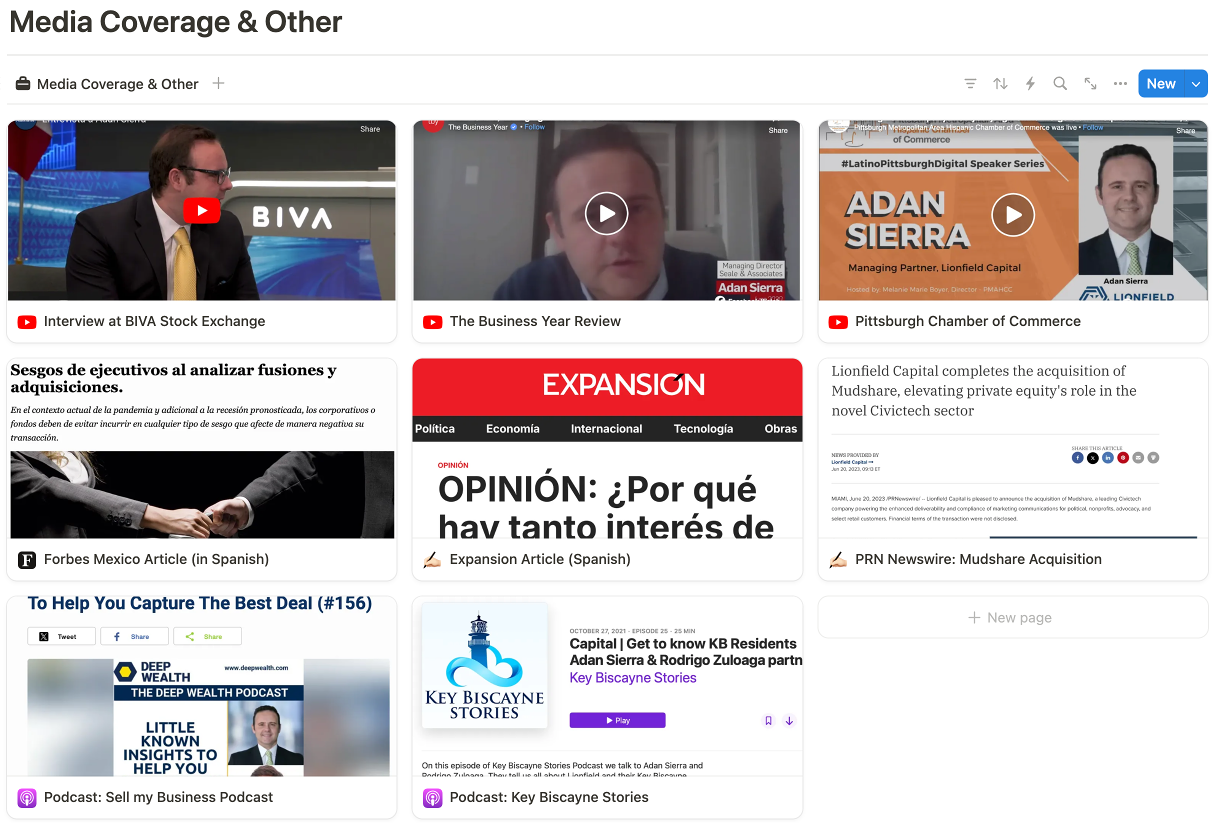 Media coverage